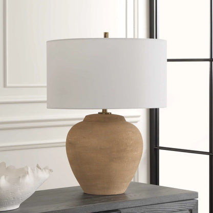 Terracotta Table Lamp