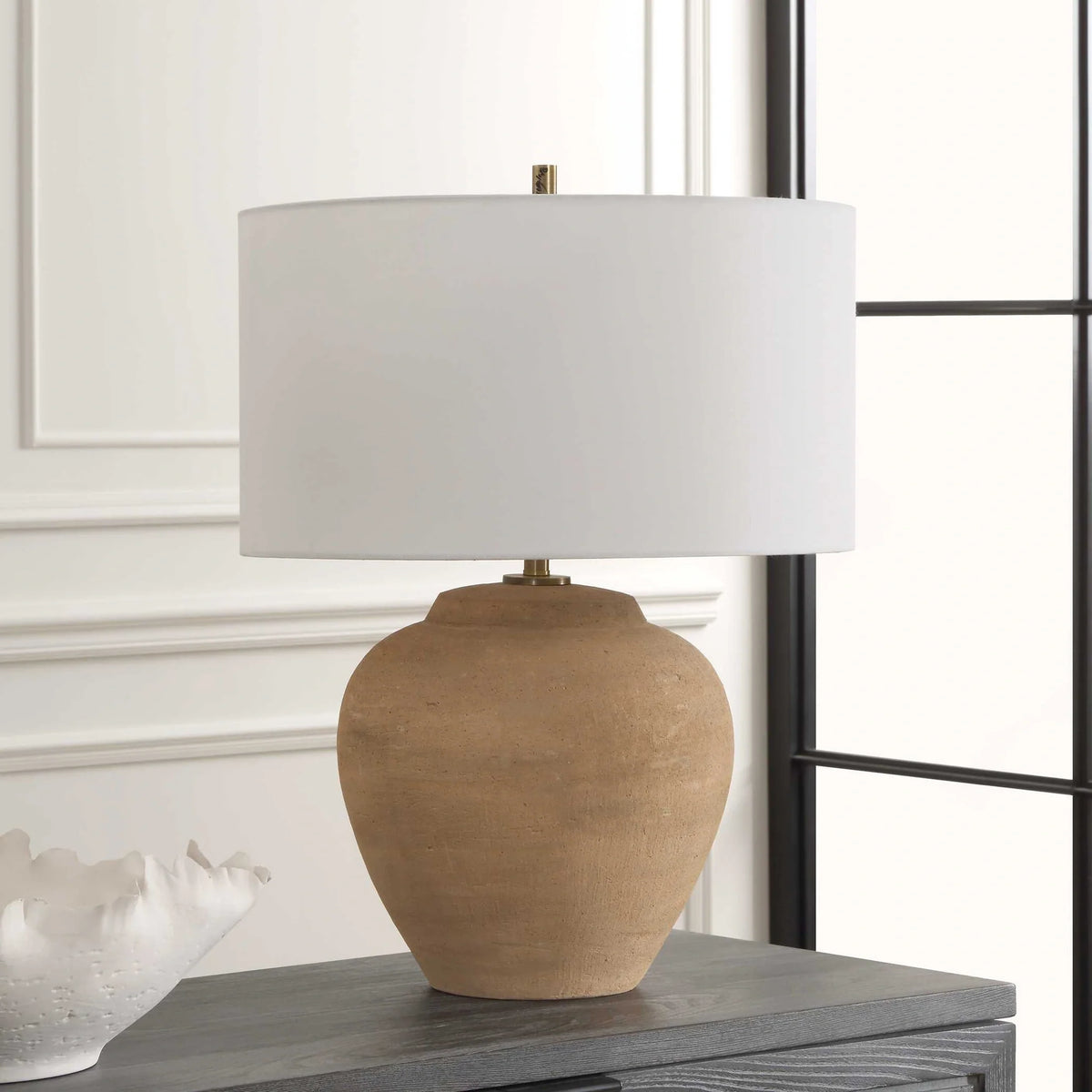 Terracotta Table Lamp