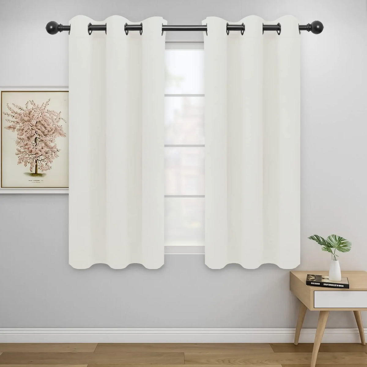 Modern Blackout Curtains | Thermal Insulated, Noise Reducing, Grommet Top | Wide Size Range, Set of 2