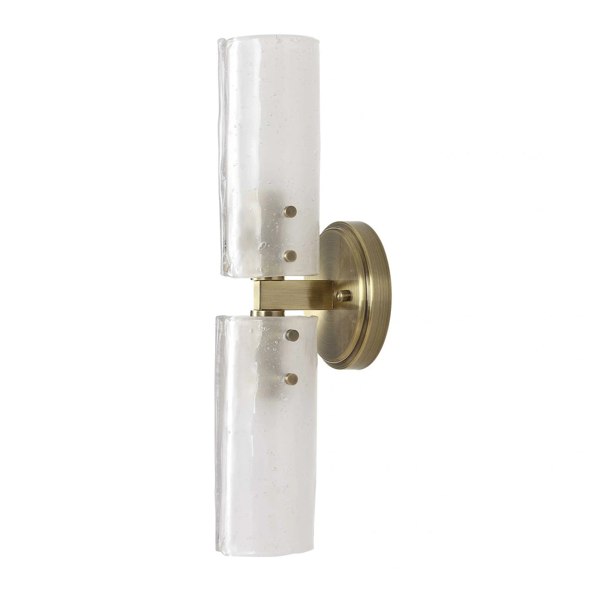2 Light Glass Sconce