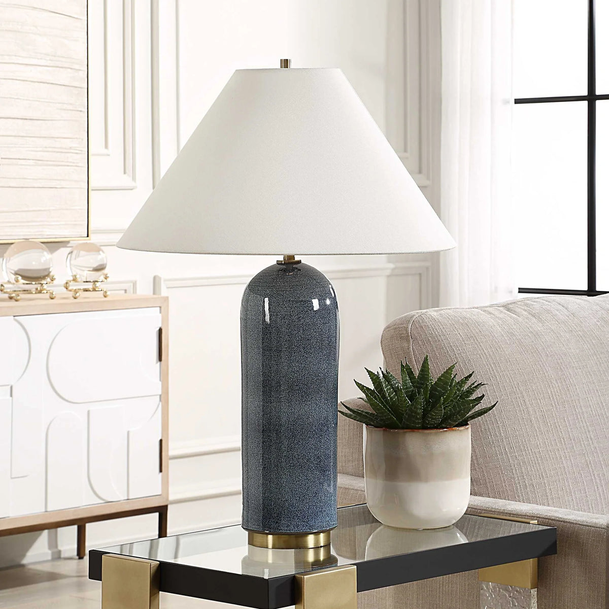 Deep Blue Table Lamp