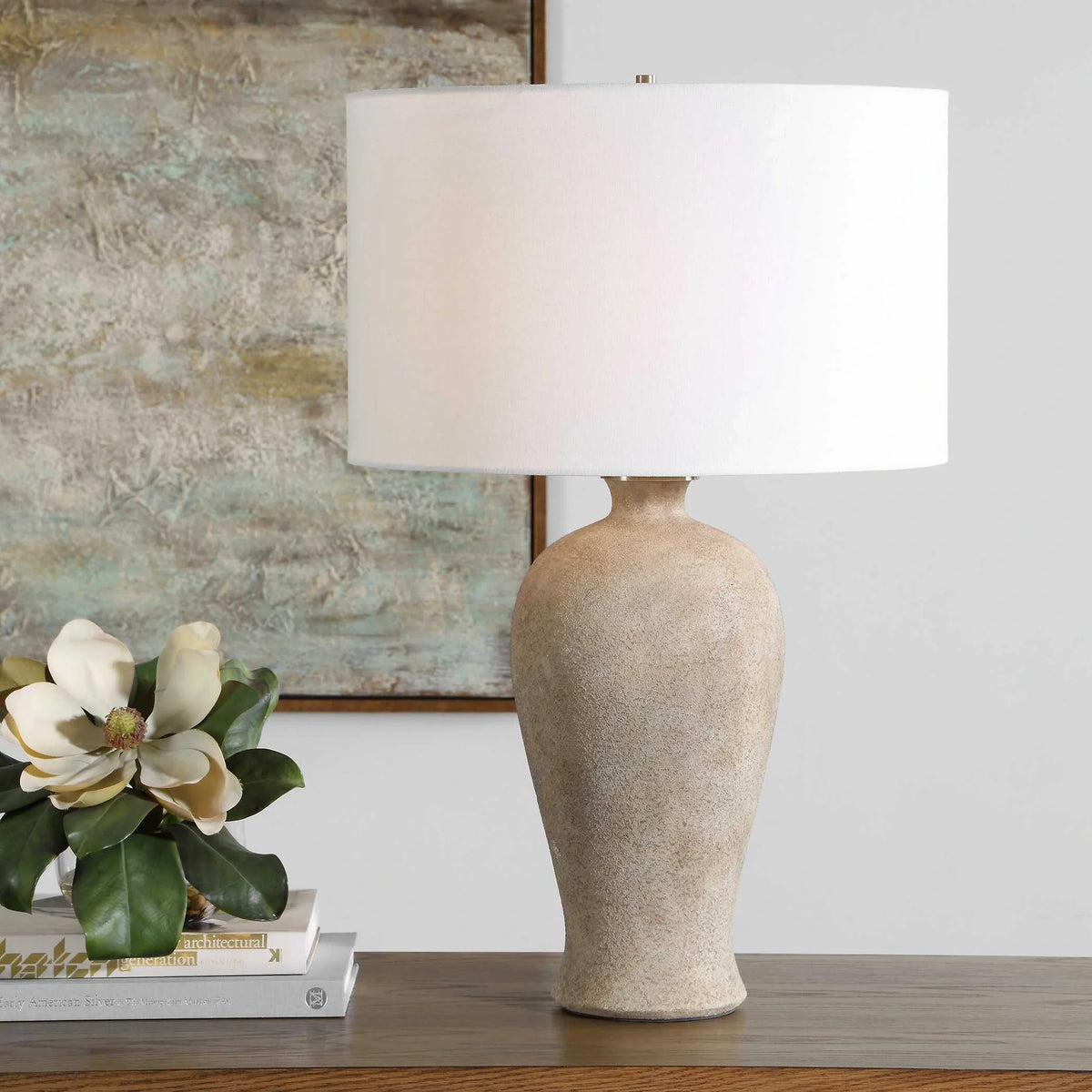 Textured Ceramic Table Lamp