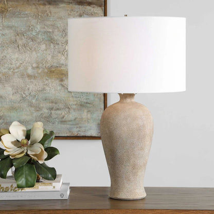 Textured Ceramic Table Lamp