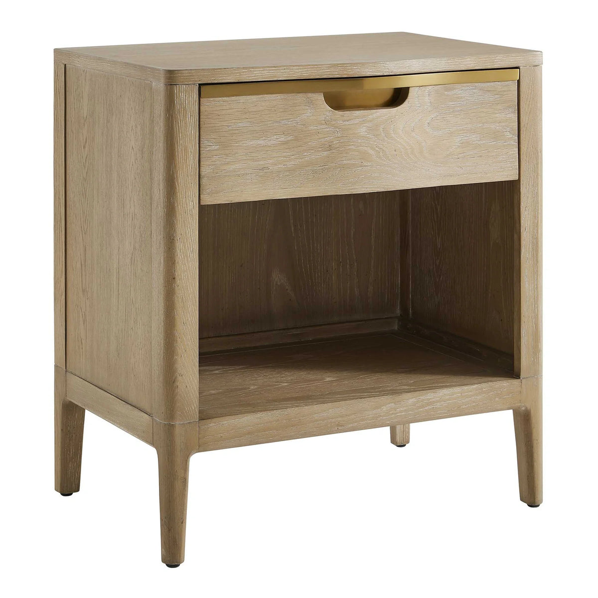Natural Wood Side Table