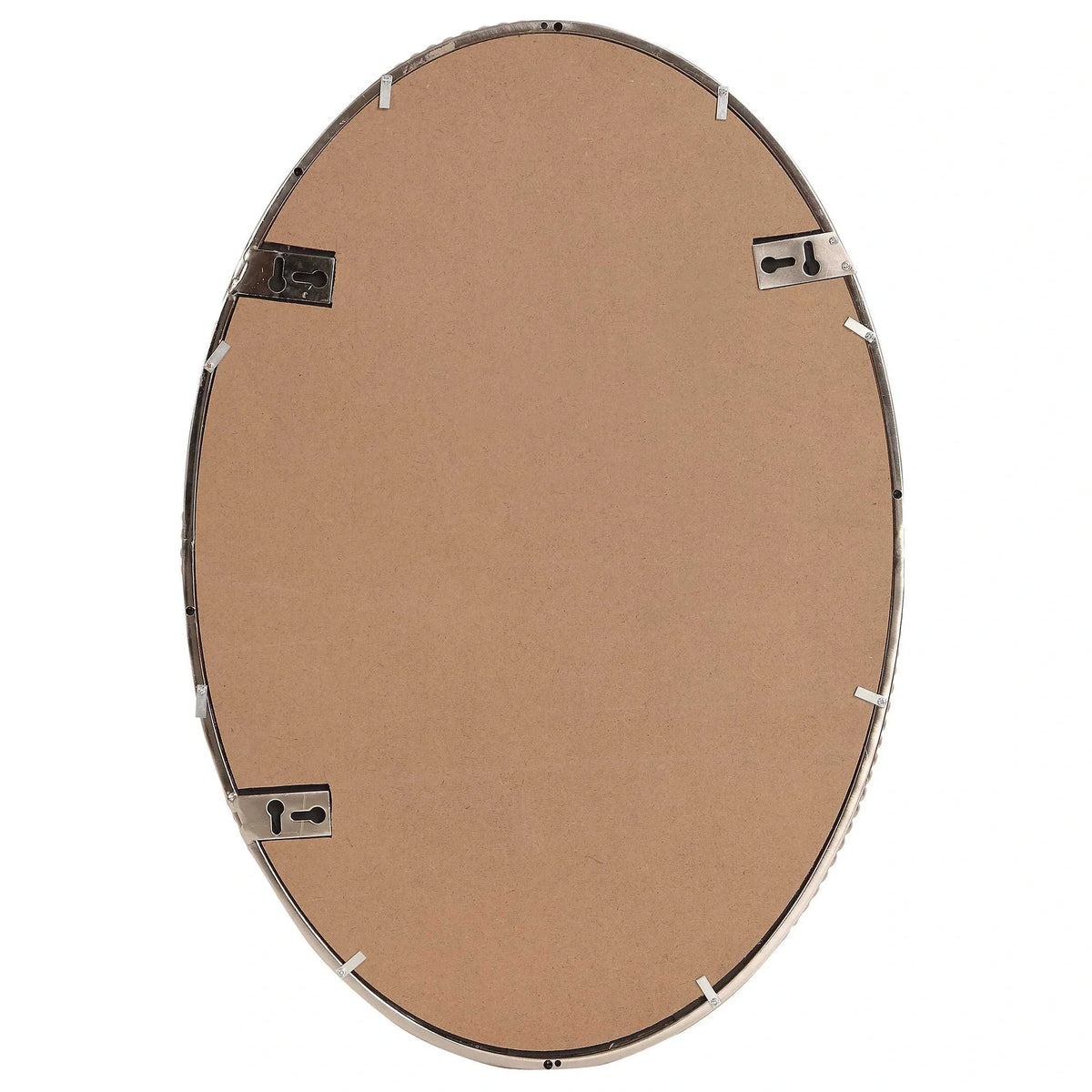 Beaded Oval Mirror