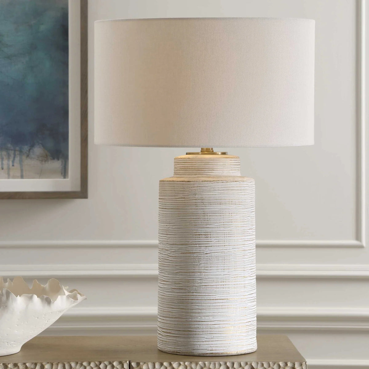 Ribbed Table Lamp