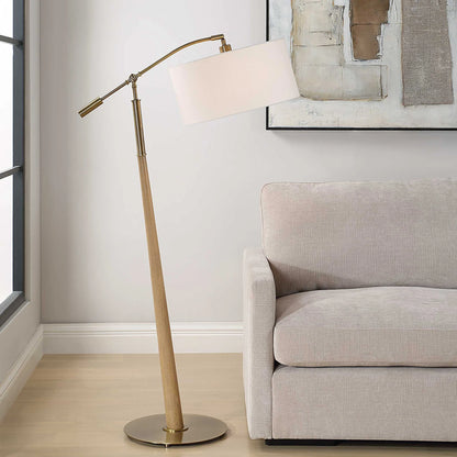 Wooden Floor Lamp
