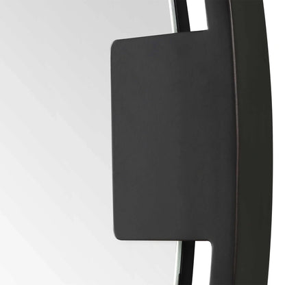 Black Round Mirror