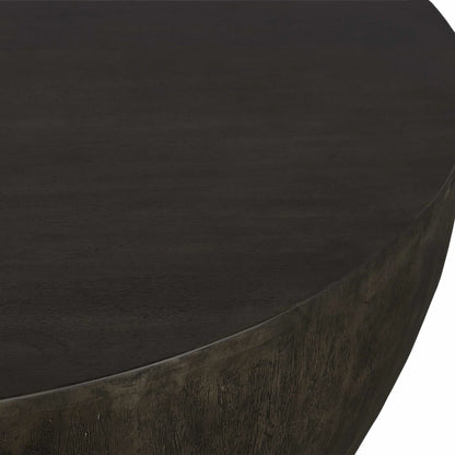 Round Wood Coffee Table