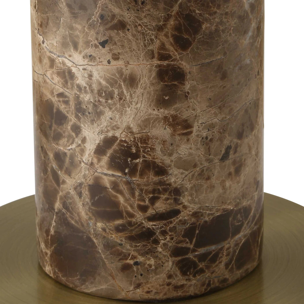 Brown Marble Buffet Lamp