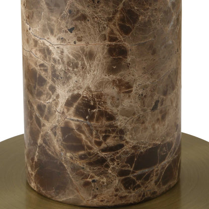 Brown Marble Buffet Lamp