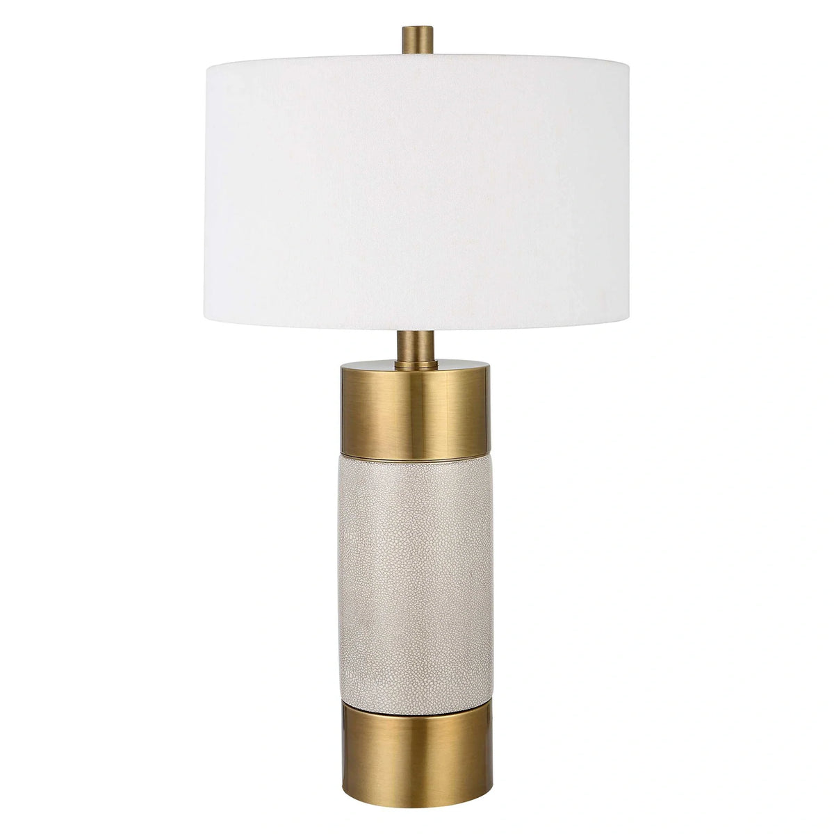 Ivory & Brass Table Lamp