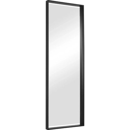 Oversized Black Rectangular Mirror