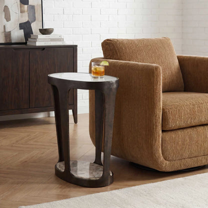 Dark Bronze Accent Table