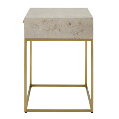 Light Washed Maple Side Table