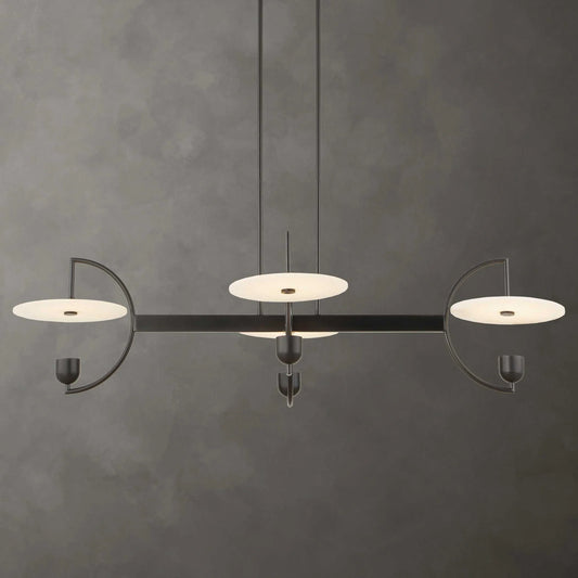 4 Light Linear LED Chandelier