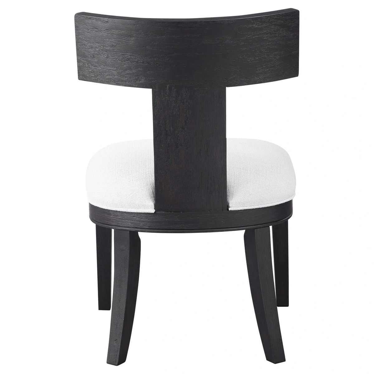 Oak Armless Accent Chair