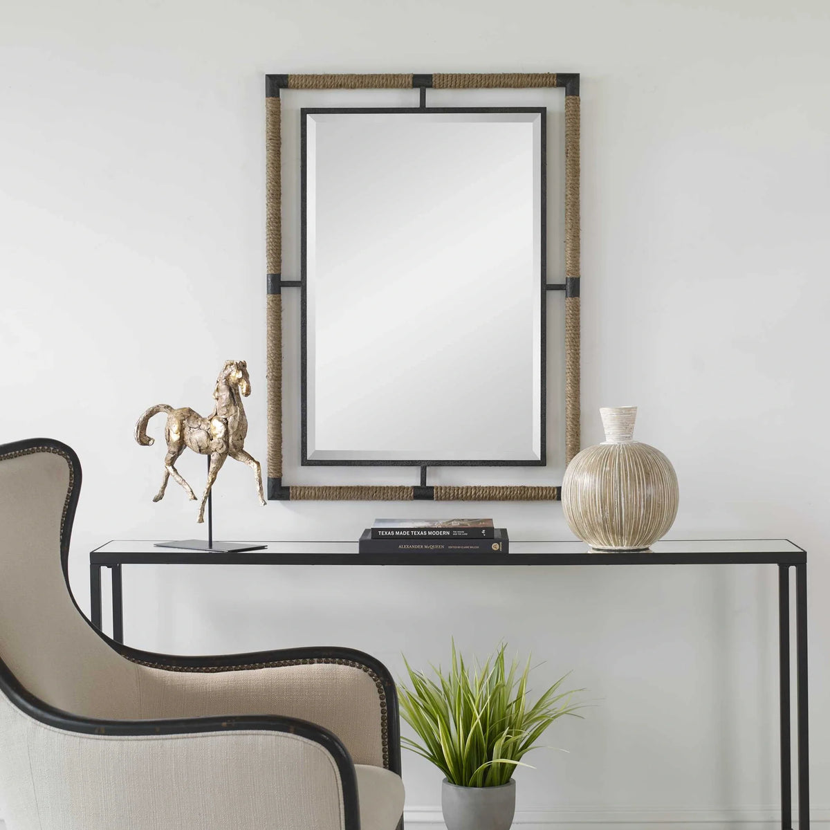 Iron & Rope Mirror