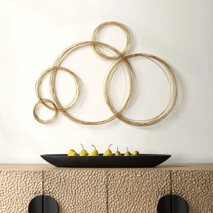 Spiral Metal Wall Decor