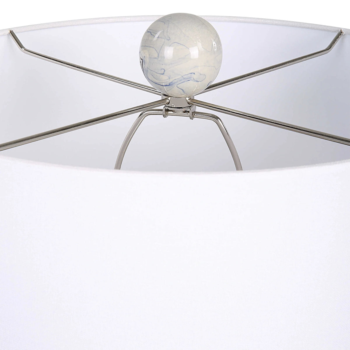 Blue & White Accent Lamp