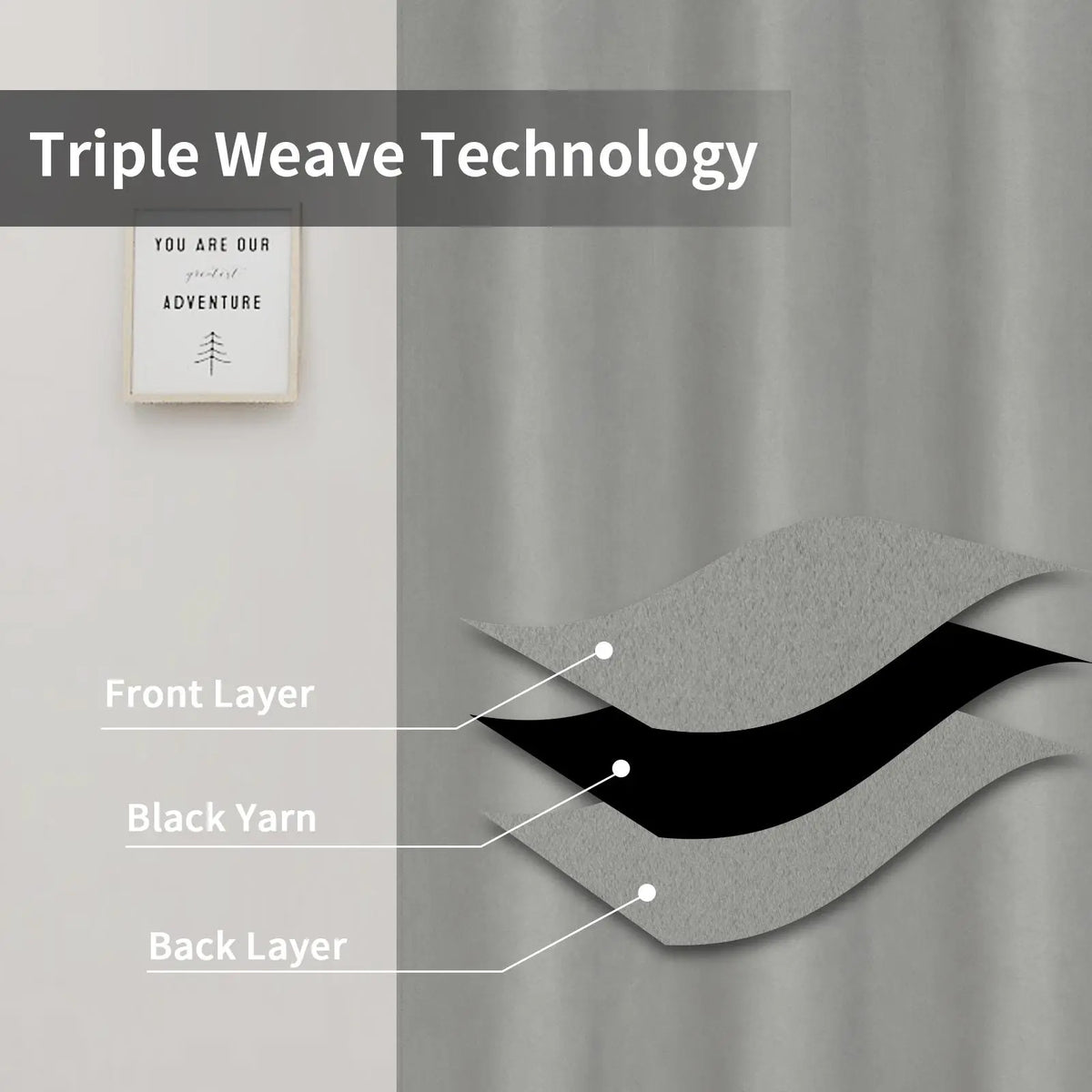 Modern Blackout Curtains | Thermal Insulated, Noise Reducing, Grommet Top | Wide Size Range, Set of 2