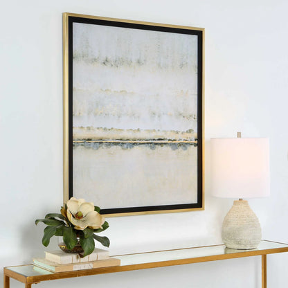 Gold Leaf Landscape Print