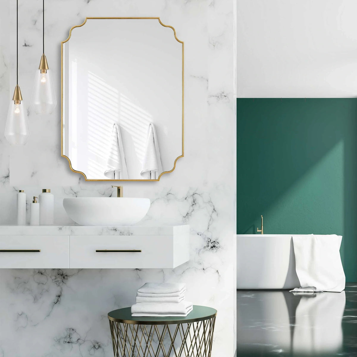 Gold Vanity Mirror