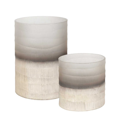 Gradient Textured Vases, Set of 2