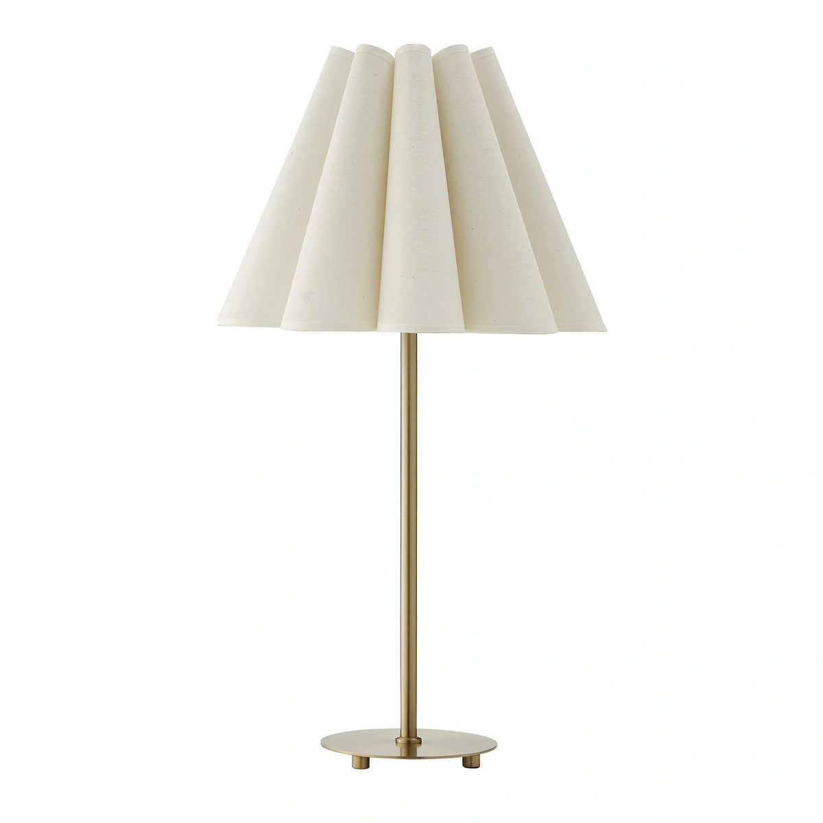Fluted Shade Table Lamp