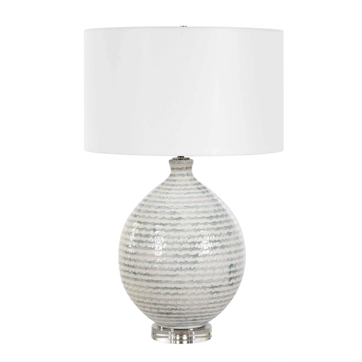 Horizontally Striped Table Lamp