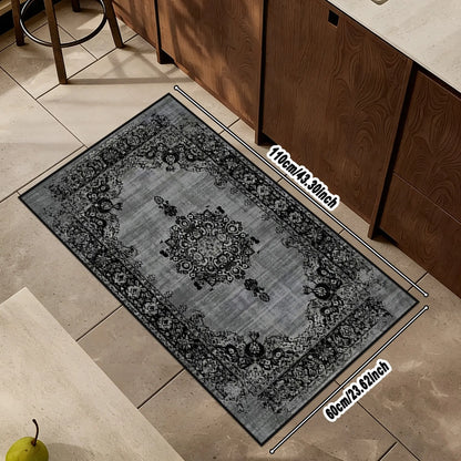 Vintage Persian Pattern Long Hallway Rug, Living Room Dining Decor Mat, Home Decorative Area Rug, Suitable for Kitchen Stairs Corridor Bedroom