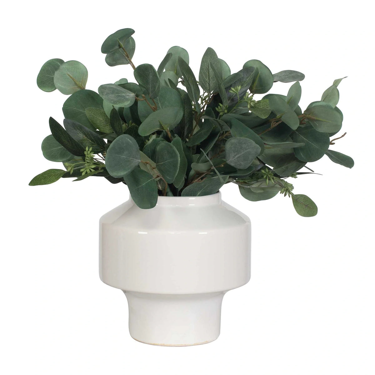 Eucalyptus Accent & Vase