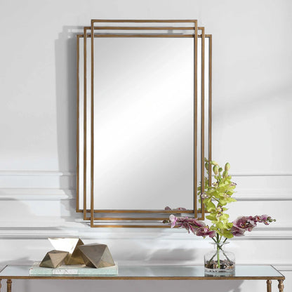 Brushed Gold Mirror