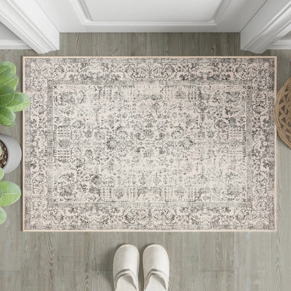 Purecozy Pet Friendly 9x12 Vintage Area Rug