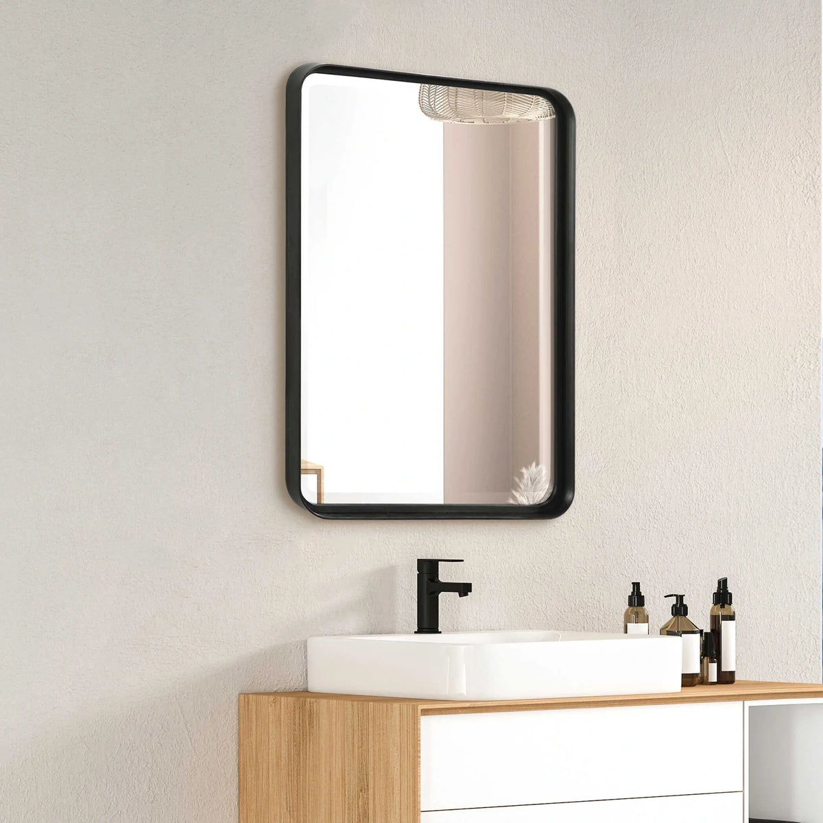 Black Vanity Mirror