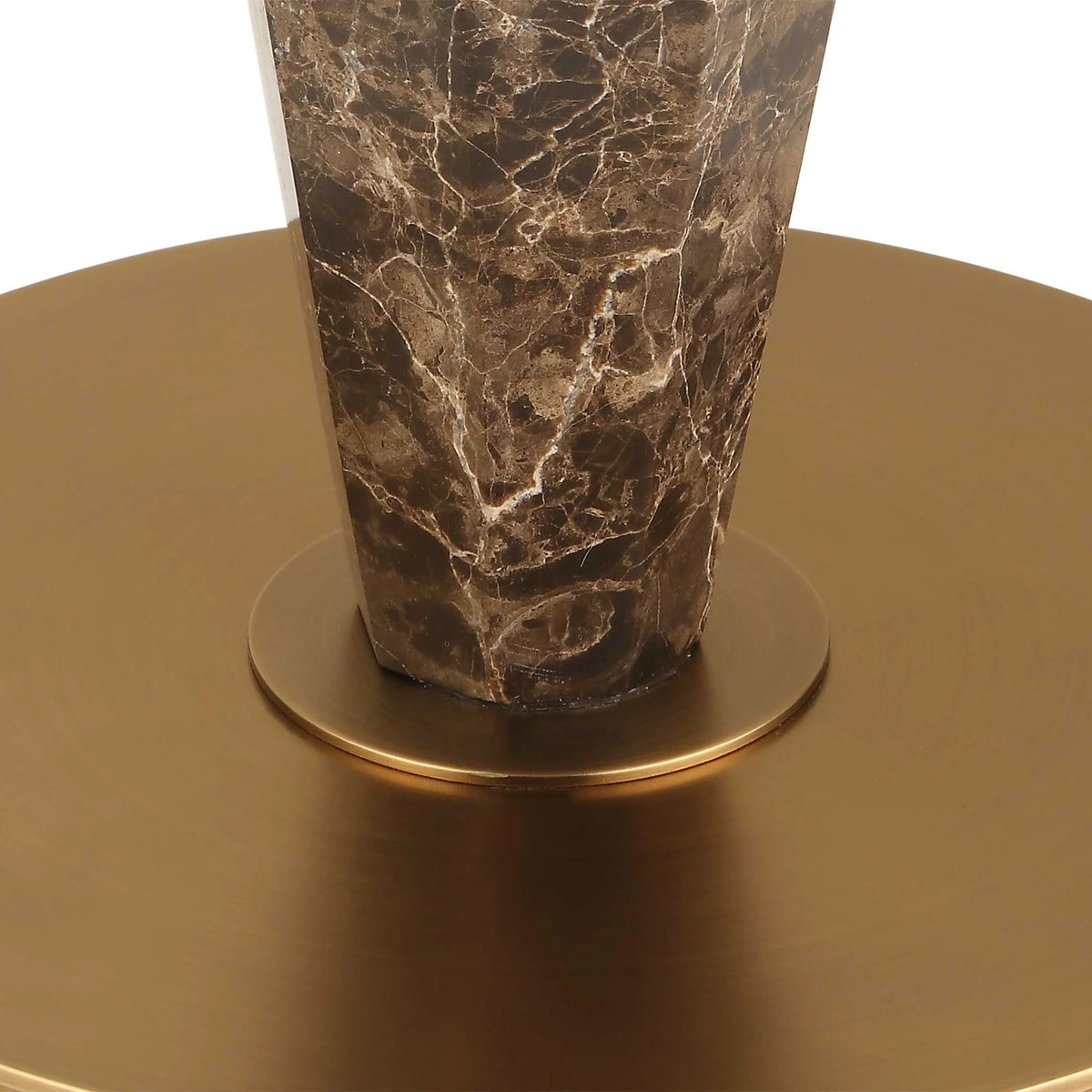 Brown Marble Floor Lamp
