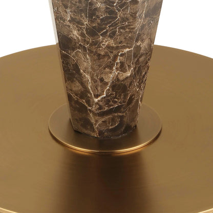 Brown Marble Floor Lamp