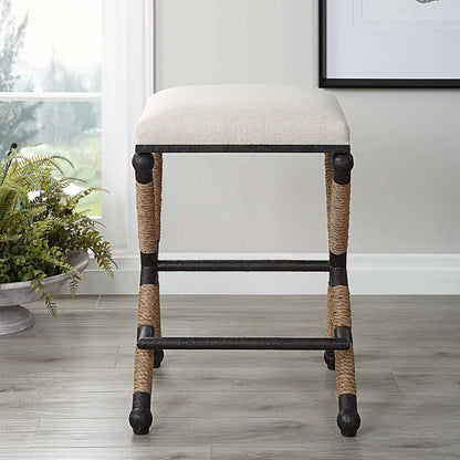 Rope Accent Counter Stool