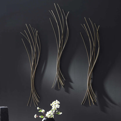 Silver Leaf Iron Wall Decor