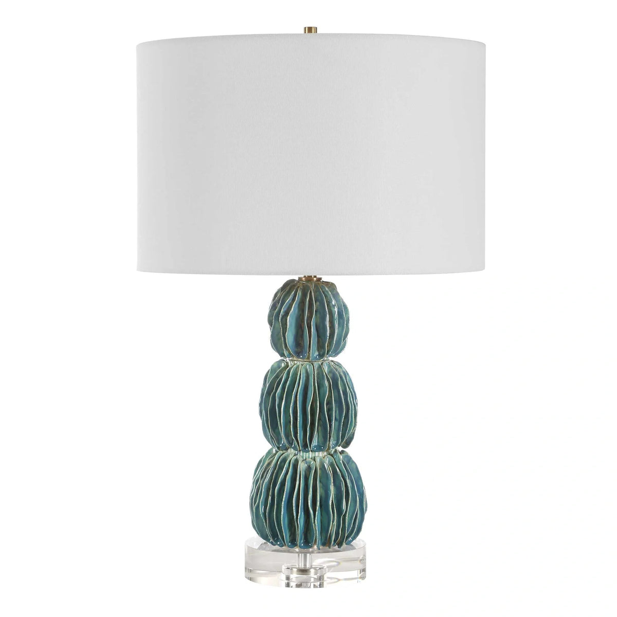 Teal Blue Table Lamp
