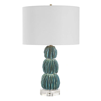 Teal Blue Table Lamp