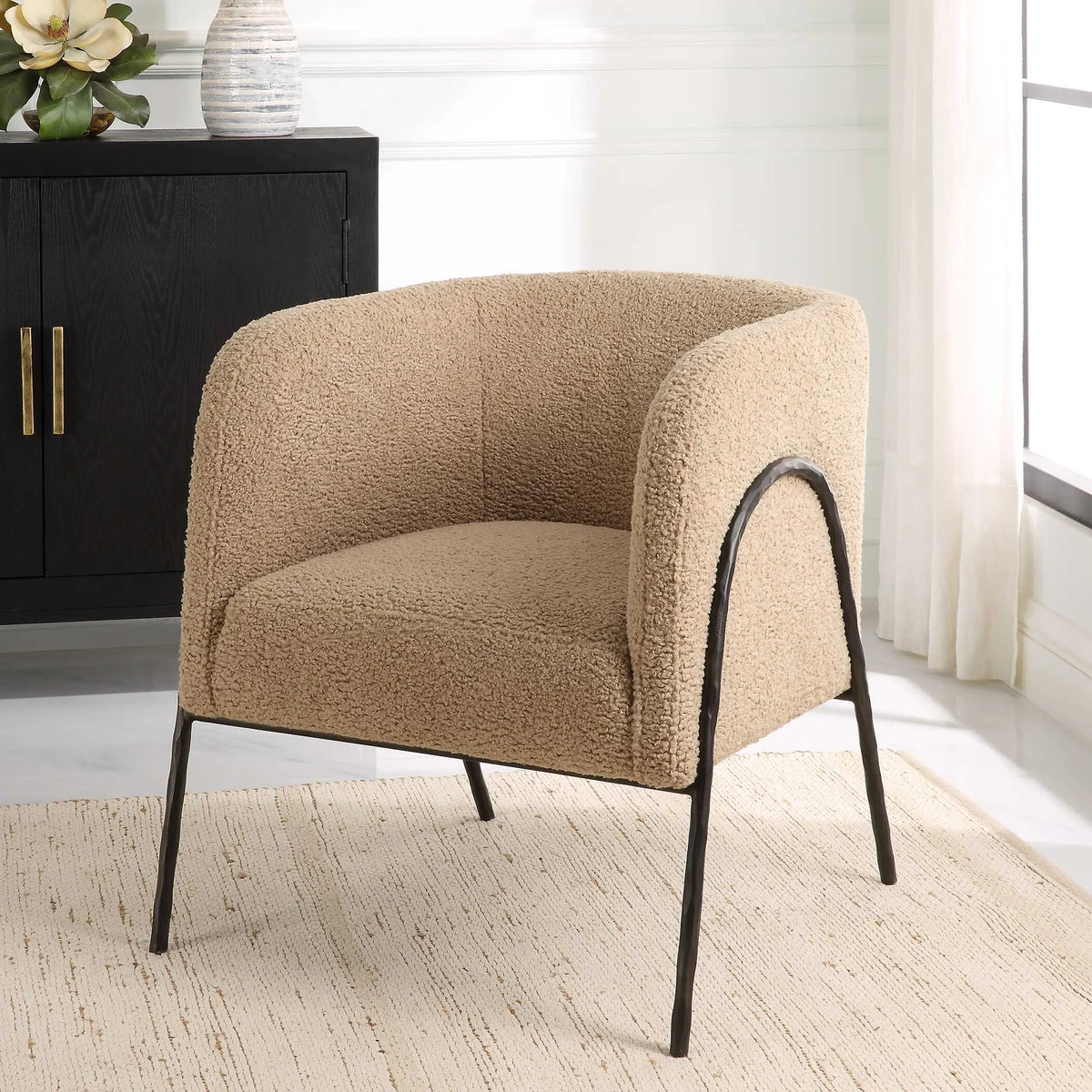 Barrel Back Accent Chair