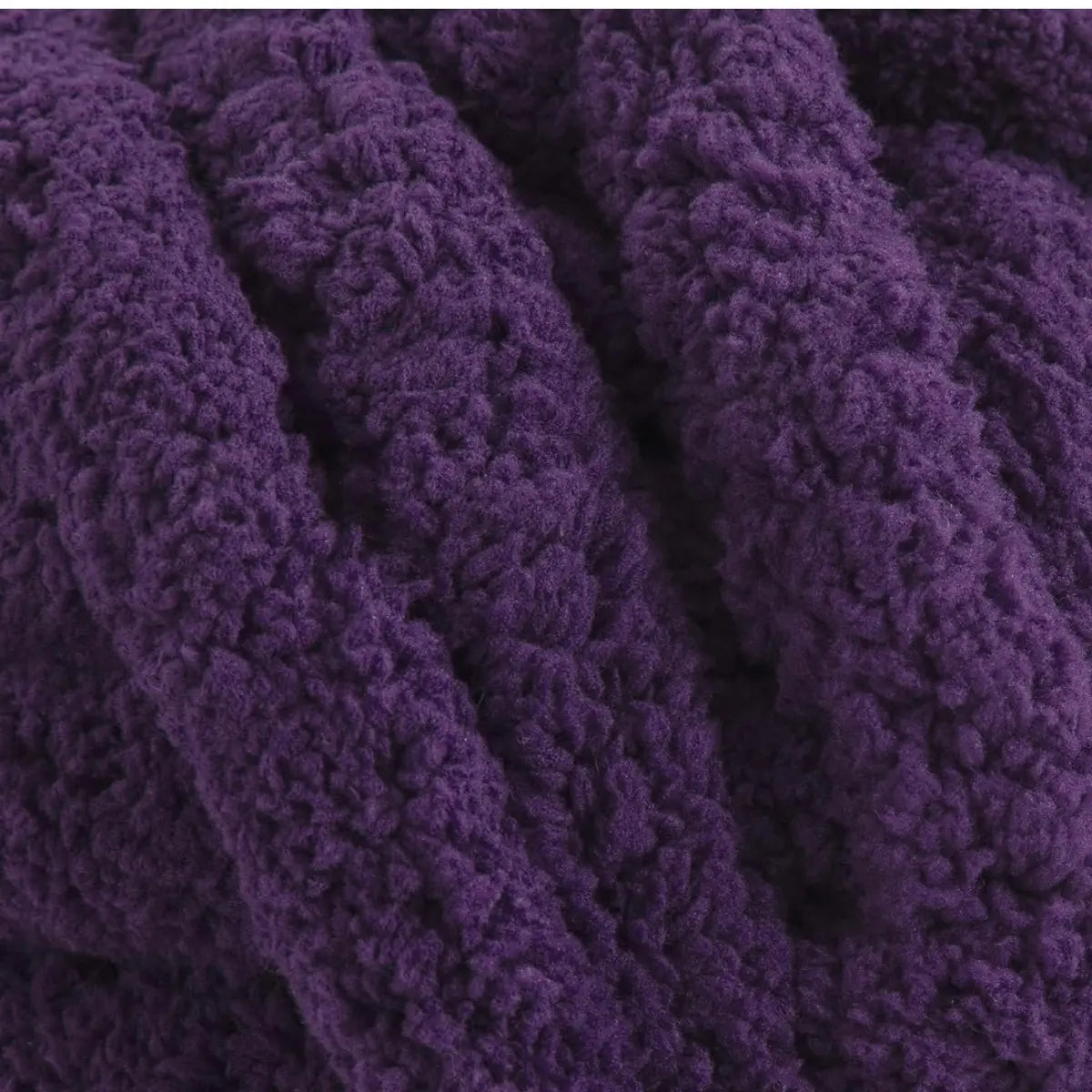 Cute Chunky Knit Blanket