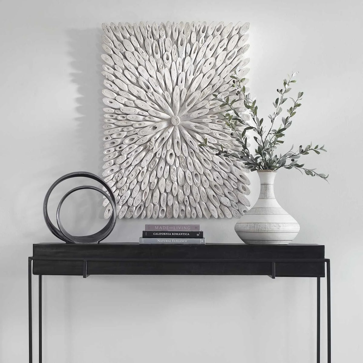 Black Wood Wall Decor