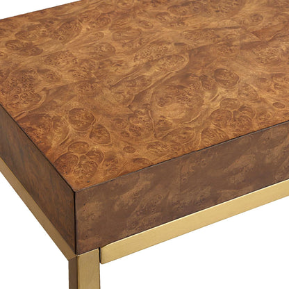 Burl Console Table