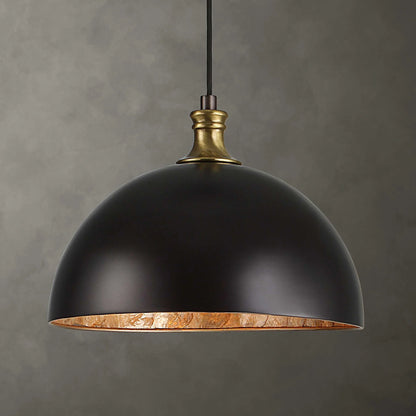 Capiz Shell Bronze Pendant