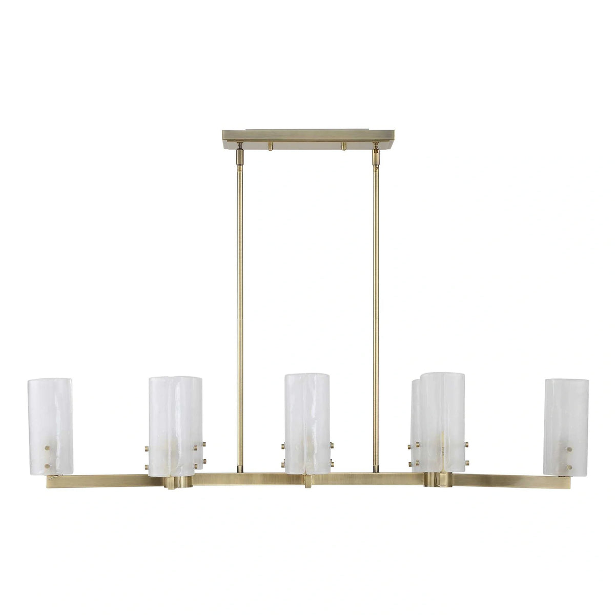 8 Light Linear Chandelier