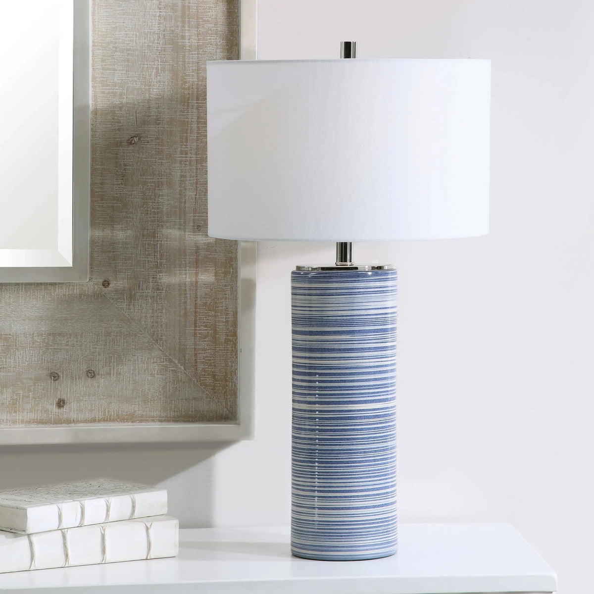 Striped Table Lamp