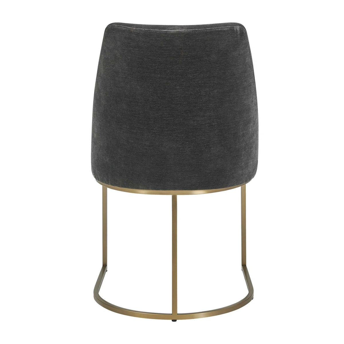 Curved Steel Dining Chair