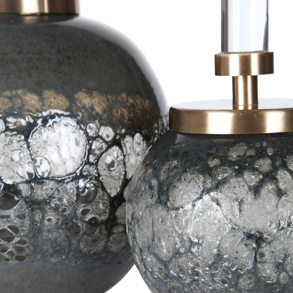 Art Glass Bottles Set/2